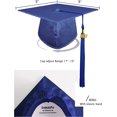 thumbnail image 3 of GraduatePro Toque de Remise des Diplômes de Maternelle avec Gland 2022 Enfants d'Âge Préscolaire pour Garçons Filles Élastique Ajustable Bleu Royal, 3 of 6