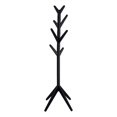 thumbnail image 1 of Margaret Solid Wood Coat Rack Clothing Hanger Black, 1 of 4