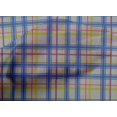 thumbnail image 4 of oneOone Cotton Poplin Fabric Madras Check Decor Fabric Printed BTY 42 Inch Wide, 4 of 4