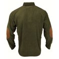 thumbnail image 4 of RXIRUCGD Blouse Décontractée Mode pour Hommes Sports de Plein Air Couleur Unie Manches Longues Col Rabattu, Vert Armée, Taille : TG, 4 of 6