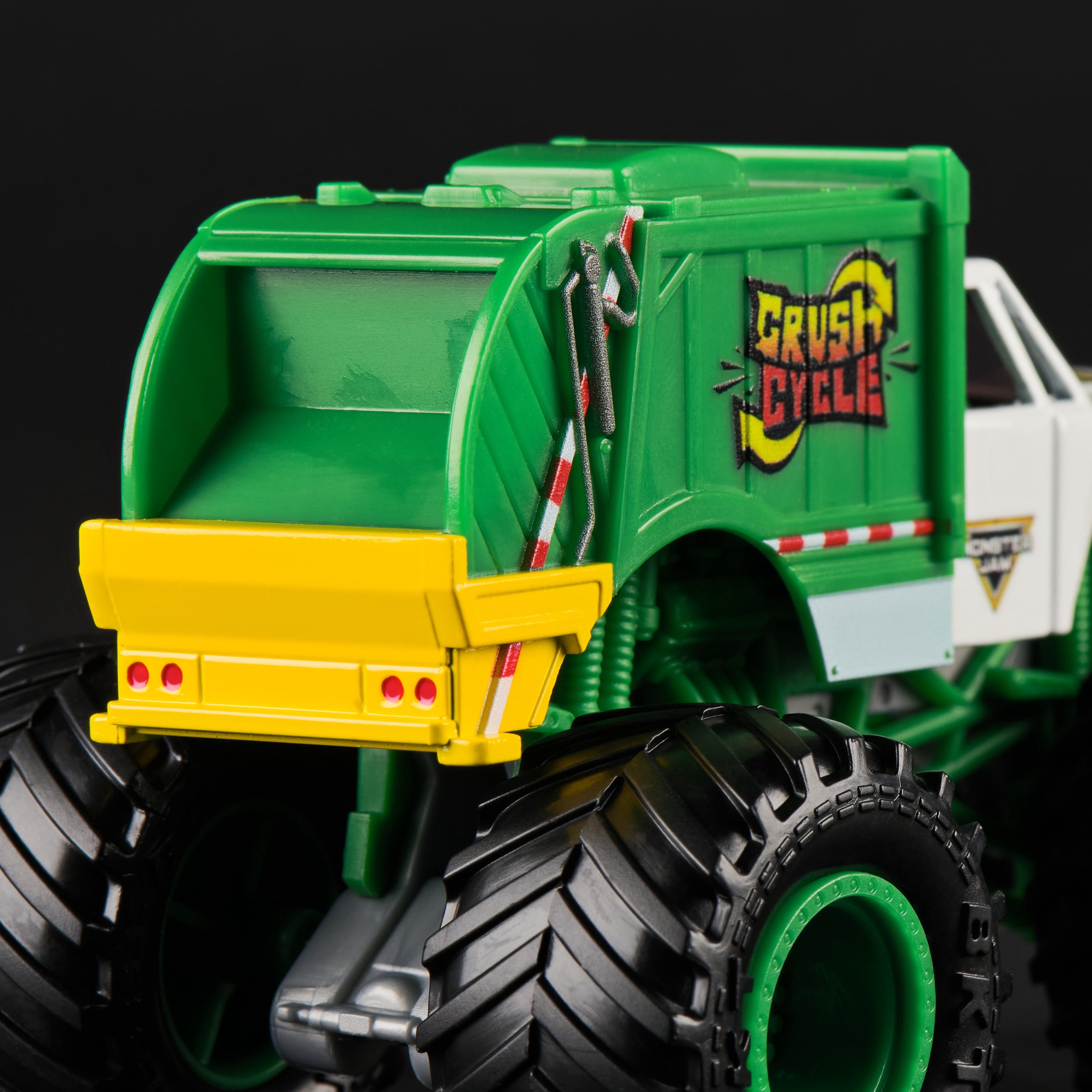 Monster Jam, Monster truck Crush Cycle officiel, véhicule en métal moulé, échelle 1:64, jouets pour garçons à partir de 3 ans