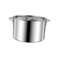 thumbnail image 3 of Luzkey Stainless Steel Soup Pot, 6.2L Multipurpose Cooking Pot with Dustproof Lid for All Stoves, 3 of 8