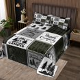 thumbnail image 2 of YST Camper Quilt Set For Bunks,Happy Camping Queen Coverlet Set For Travel Trailers Rustic Farmhouse Buffalo Plaid Bedspread Set Rv Accessories For Inside,Adventure Camper Bedding Set, 2 of 5