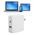 thumbnail image 4 of Power Adapter 100240V US Plug 63W TypeC Wall Charger PD QC3.0 Phone Laptop Lightweight ABS PC Adapter, 4 of 8