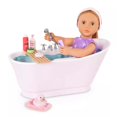 thumbnail image 3 of GRM Bubbly Bathtime Bathtub with Water Sounds Dollhouse Accessory, 3 of 7