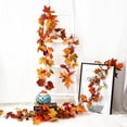thumbnail image 1 of Holiday Simulation Maple Leaf Rattan Stair Door Decoration Garden Home Decoration Door And Window Decoration Wall Decoration, Czzoypi 2025 Holiday Simulation Maple Leaf Rattan, 1 of 7