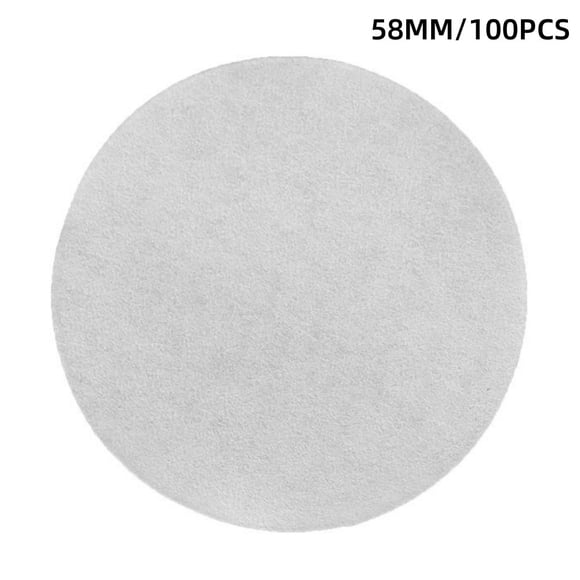 BUYISI 51mm,53mm,58mm 100Pcs Coffee Powder Bowl Filters Paper For Espresso Coffee Maker Home Coffee Supplies Kitchen Accessories 58MM
