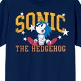 thumbnail image 2 of Sonic The Hedgehog Sonic New School Classics T-Shirt à Col Rond à Manches Courtes Bleu Marine pour Homme - Grand, 2 of 4