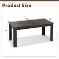 thumbnail image 3 of Gymax Dining Table for 4-6 People 63-inch Kitchen Table w/ L-shaped Legs, 3 of 10