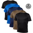 thumbnail image 1 of Blank Activewear Pack of 5 Men's T-Shirt, Quick Dry Performance fabric, 1 of 5