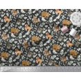 thumbnail image 2 of Soimoi Poly Georgette Fabric Kangaroo,Elephant & Lion Animal Print Fabric by The Yard 52 Inch Wide, 2 of 3