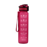 EGNMCR Kettle Camping Kettle Sports Bottle Plastic Cup Bounce Cover Frosted Water Bottle Space Cup Every Day Medicine Boxes Water Bottle