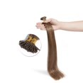 thumbnail image 4 of Extensions de Cheveux Humains 100 Brins Pré-Liés Stick Kératine Vrai Remy Cheveux Lisses, 4 of 5