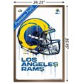 thumbnail image 2 of NFL Los Angeles Rams - Drip Helmet 20 Wall Poster, 14.725" x 22.375" Framed, 2 of 4