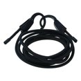 thumbnail image 1 of Rubber Elastic Strap Adjustable Tension Belt for Hand Carts Trunk Motorcycle Black 3meter, 1 of 7