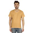thumbnail image 1 of Inkmeso Men's V-neck Basic Tshirt Short Sleeve Solid Regular Fit Cotton Tee, 1 of 7