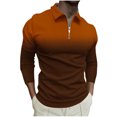 thumbnail image 1 of Pisexur Chandails en Molleton pour Hommes à Manches Longues, Chandail à Col Rabattu, Mode Décontractée, Patchwork de Couleurs Surdimensionné, Chandail-Over, Fermeture Éclair Quart, Chemises de Gym Athlétiques, Chandail en Molleton Grande Taille M-6TG, 1 of 5