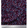 thumbnail image 1 of Soimoi Silk Fabric Lavender Floral Decor Fabric Printed Yard 42 Inch Wide, 1 of 3