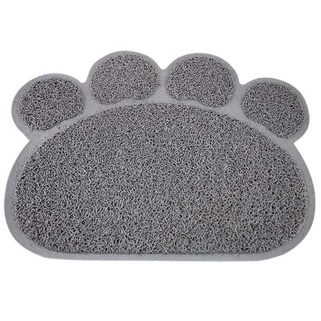 Cats Litter Trapping Mats Pads 30*40cm PVC Elastic Fiber Mats for Cats Litter Boxes New