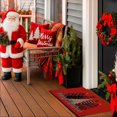 thumbnail image 3 of Feltree Christmas Themed Non-Slip Floor Mat 23.62x34.54 Inch Easy to Clean Decorative Rug for Holiday Bathroom Kitchen Doorway, 3 of 8