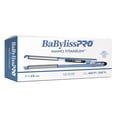 thumbnail image 2 of BabylissPRO Sol‑gel Nano Titanium U‑style Professional Flat Iron, 1 Inch Plates, Blue/Silver, 1 Pk, 2 of 2