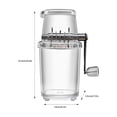 thumbnail image 3 of Hand Ice Manual Ice Small Household Mini Ice Manual Ice Ice Ice Smoothie Ice Ice Drink Ice Household Summer Hand Nut Chopper Lettuce Resonate Album Vegetable Chopper Handheld Kitchen Gadgets for, 3 of 7