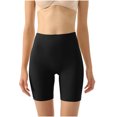 thumbnail image 2 of Clearance & Promo,Women's Shapewear Short, Hip Lifting, Body Shaping, Seamless Underwear, Compression, Workout, Everyday Wear, Firm Control, Fashionable Design Summer-Ready Look|Nylon,Spandex,Black, 2 of 8