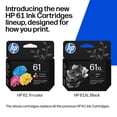 thumbnail image 3 of HP 61 Tri‑Color Original Ink Cartridge (C0PA5AN), 3 of 9