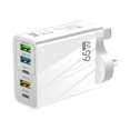 thumbnail image 1 of 65W Multi-Port Travel Charger - Type-C PD+3USB, Auto-Optimized Charging, Universal for Phones/Tablets, 1 of 4