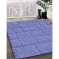 thumbnail image 3 of Ahgly Company Tapis d'Intérieur Lavable en Machine Carré Transitionnel Bleu Ciel, 4 Pieds Carré, 3 of 7