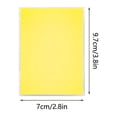 thumbnail image 2 of TopLLC 50 Sheets Sticky Notes Transparent Transparent Paper Clear Sticky Notes Memo Self-Adhesive Notebook Notepaper Insert For School Office Memo Students on Clearance, 2 of 2