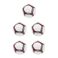 thumbnail image 1 of Decodeary Ballon de Soccer Résistant à l'Usure Taille Officielle - Entraînement et Jeux Largement Utilisé Tout Nouveau Soccer Grand Champ d'Application Soccer Épaissi Blanc type 4 Ensemble de 5, 1 of 6