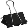 thumbnail image 1 of IEMIEBSHA Extra Large Binder Clips 2 Inch Jumbo Binder Clips 24 Pack Big Metal Paper Clamps Black (2 Inch), 1 of 7