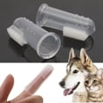 thumbnail image 1 of TopLLC Set Of Dog Toothbrush Kit With Box Pet Finger Toothbrush For Dogs And Cats Transparent Dog Teeth Cleaning Kit Soft Silicone Finger Brushing For Brush on Clearance, 1 of 9