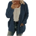 thumbnail image 1 of Winter Clearance Cardigan Sweaters for Women Long Sleeve Loose Coat Cardigan Solid Color Sweater, 1 of 6