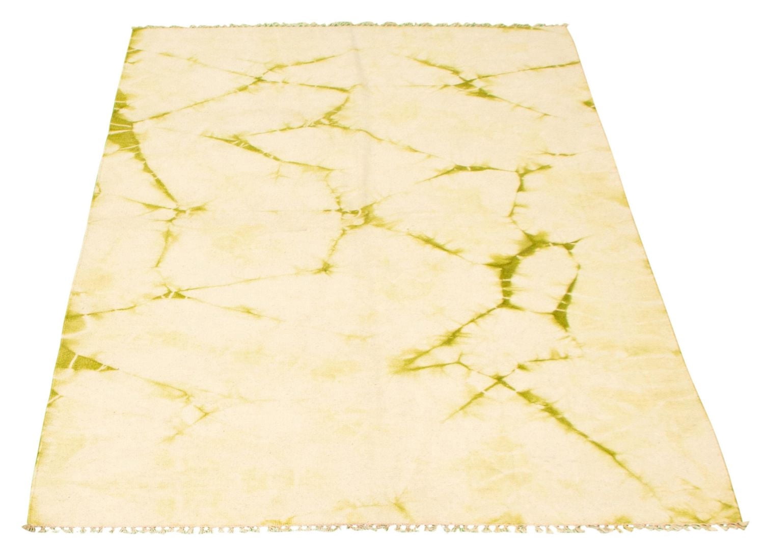 ECARPETGALLERY 4'10" x 7'10" Contemporary Color Transition Hand Made Area Rug for Living Room, Dining Room and Bedroom in Ivory