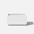 thumbnail image 1 of Veradek Block Series Long Box Small Plastic Planter - White, 1 of 11