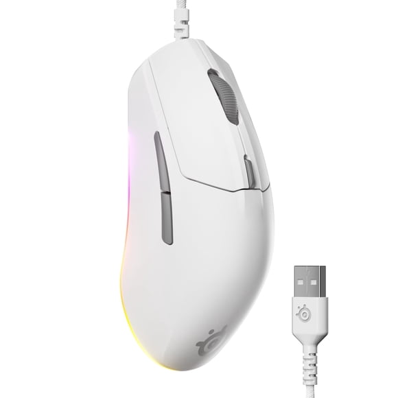 SteelSeries Rival 3 Gen 2 Souris de Jeu — 8500 DPI TrueMove Core Capteur Optique — 60 Millions de Clics Durabilité — Faible Latence — 77g Lig