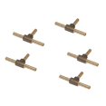 thumbnail image 5 of 5x Brass Barbed T Piece Silicone Fuel Hose Joint Adapter 4mm, 5 of 5