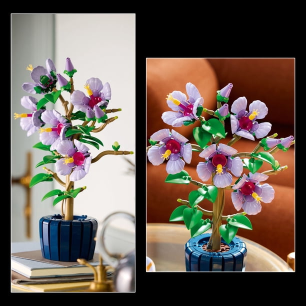 LEGO Botanicals Hibiscus Flower Building Set - Artificial Plant