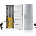 thumbnail image 5 of FAGINEY Mini Frigo, Mini Frigo Compact USB Congélateur Canettes Boisson Bière Refroidisseur Réchauffeur Voyage Voiture Bureau, 5 of 5