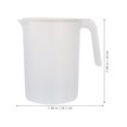 thumbnail image 4 of Miangastore 1 Pce Pichet à Boisson en Plastique 2000 ml Résistant à la Chaleur Pichet d'Eau Froide Pichet à Jus avec Poignée (Beige), 4 of 8