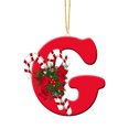 thumbnail image 2 of Vaidha 26 Letters Christmas Tree Decoration Pendant Christmas Tree Ornaments Personalized DIY Christmas Ornaments Christmas Decoration Xmas Tree Hanging Decor, 2 of 3
