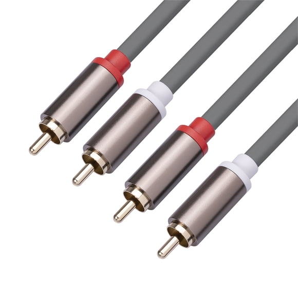 EGNMCR HIFI 2RCA To 2 RCA RCA Cable OFC AV Audio Cable 1m 1.8m 3-m 5m 10m For TV DVD Amplifier Subwoofer Soundbar Speaker Wire Audio Cable