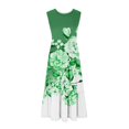 thumbnail image 4 of SDNall Womens Round Neck Sleeveless Printed Dress, 4 of 9