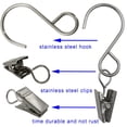 thumbnail image 3 of Hooks Curtain Clip Buckle European Foreign Trade Curtain Accessories 20PCS Durable Handy Fastening Solution for Drapery 20PCS, 3 of 6