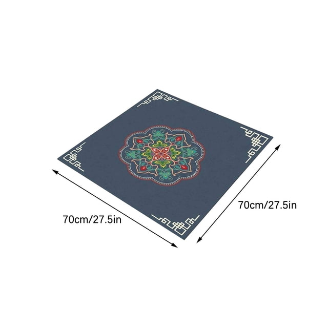 Mahjong Mat Reduction Mahjongg Table Mat Mahjong Accessories Tablecloth Game Poker Domino Game Game Mat For Card Board And Tile Games 70x70cm