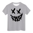 thumbnail image 4 of TZEWGL Cute Graphic Printed Short Sleeved Crewneck Solid Color Shirt For Kid Clothes For Kids size 6-7T, 4 of 4