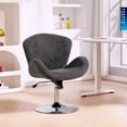 thumbnail image 2 of HOMCOM Office Chair, Swivel Desk Chair with Wide Seat, Butterfly Back, 2 of 10