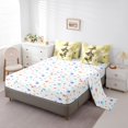 thumbnail image 3 of Gold Marble Comforter Set 7 Piece Bed in a Bag Twin,Black Butterfly Sheet Set,Ivory Yellow Marbling Bedding Sets,Abstract Ombre Ink Fluid Art Bed Set Rustic Animal Butterflies Room Decor Aesthetic, 3 of 5